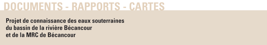 Documents - Rapports - Cartes